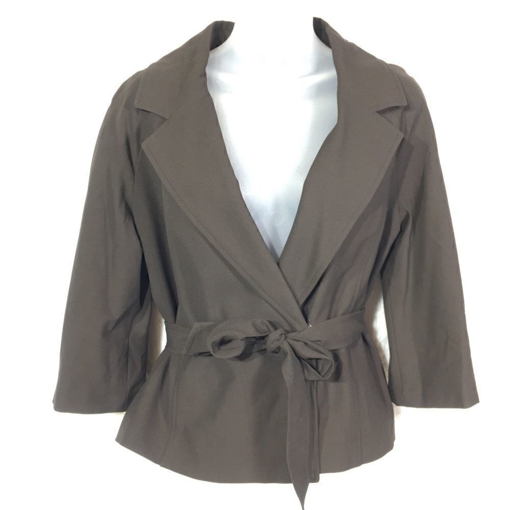 Michael Kors MK NEW brown blazer jacket coat small - Picture 12 of 15